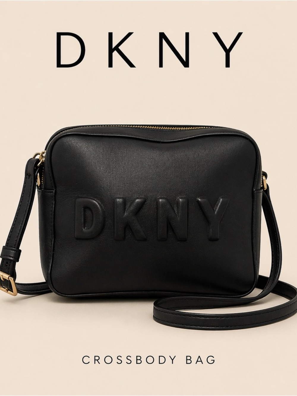 DKNY Black Crossbody Bag Minimalist  Everyday Purse